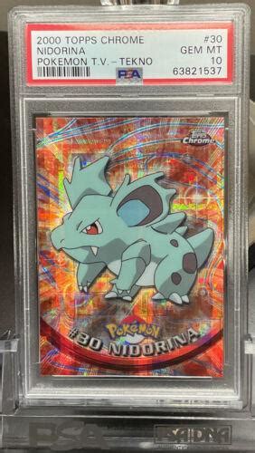 Nidorina Tekno 30 Prices Pokemon 2000 Topps Chrome Pokemon Cards