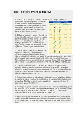 Ligjet E Mendelit PDF