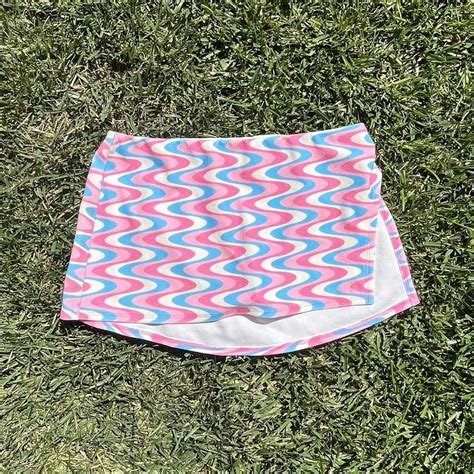 Frankies Bikinis Women S Pink And Blue Bikini And Tankini Bottoms Depop