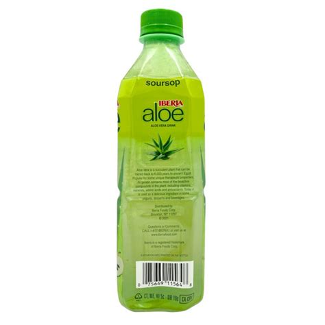 Iberia Aloe Vera Drink With Aloe Pulp Soursop Roombox