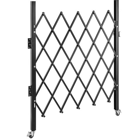 Folding Security Gate Steel Accordion Design 51h X 59w With