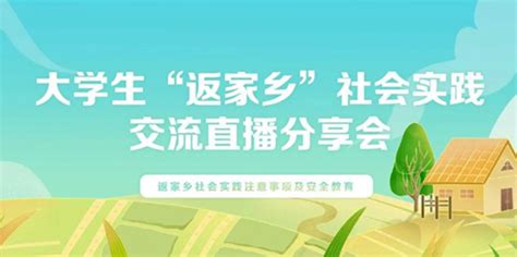 以青春之名，赴家乡之约校团委组织观看大学生“返家乡”社会实践安全教育直播分享会 山东工艺美术学院 Shandong University