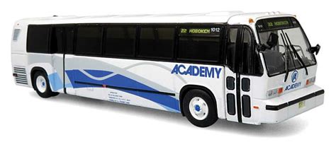 Iconic Replicas 1987 1994 Tmc Rts Transit Bus Assembled Academy White Blue 808 870402