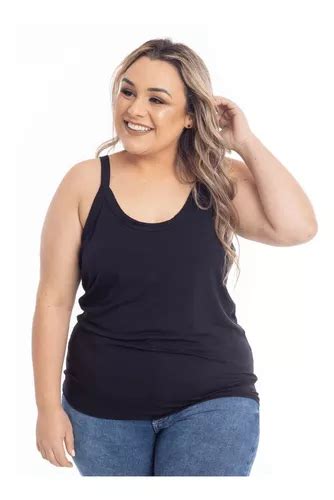 Regata Blusa De Alcinha B Sica Feminina Plus Size C