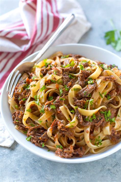 Slow Cooker Beef Ragu (Dairy Free) - Simply Whisked