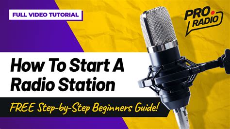 How To Start A Radio Station Free Step By Step Beginners Guide Pro