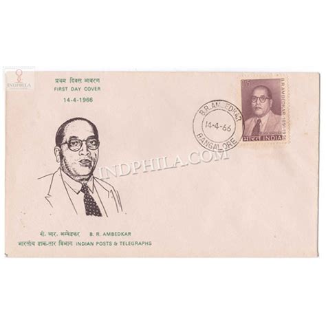 India 1966 75th Birth Anniversary Of Dr Bhimrao Ramji Ambedkar Fdc Largest Online Dealer