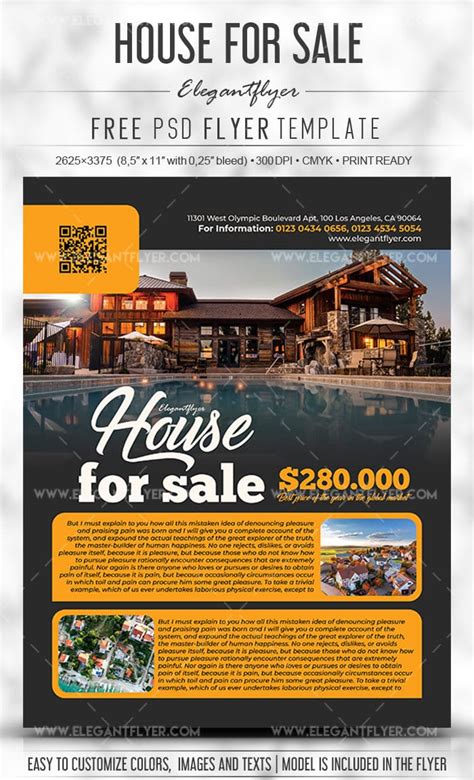 Real Estate Flyer PSD Template Download for Free - DesignHooks