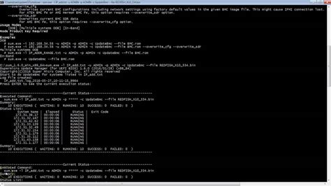 Supermicro Multiple Bmc Fw Update Using Sum Youtube