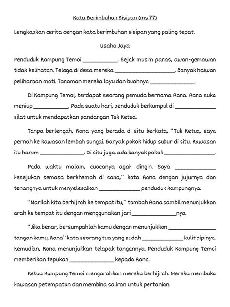 Unit 12 Kata Berimbuhan Sisipan Pdf