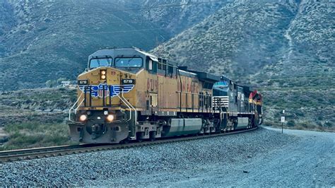 Railfanning Cajon Pass Mojave Sub W KCS KCSM Grey NS GECX