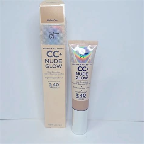 It Cosmetics Makeup It Cosmetics Cc Nude Glow Medium Tan Poshmark