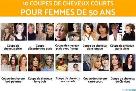 TOP 10 COUPES De CHEVEUX COURTS FEMMES De 50 ANS COIFFURE COURTE Pour