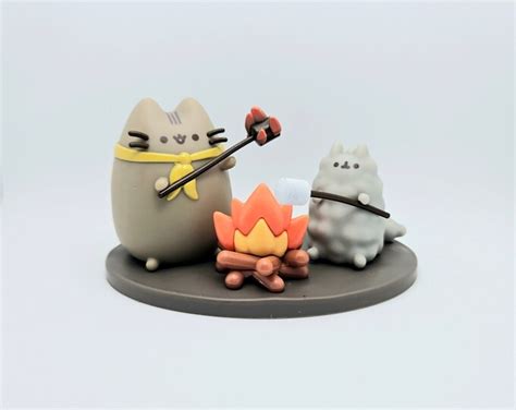 Camp Pusheen Vinyl Toy Camp Fire Fun Box Exclusive Etsy