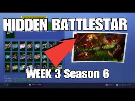 Fortnite Week Season Hidden Battlestar Location Battle Royale