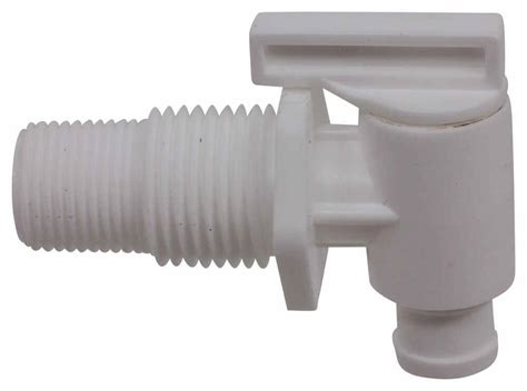 Valterra Universal Threaded Drain Valve For RVs White Valterra RV