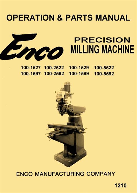 Enco - Ozark Tool Manuals & Books