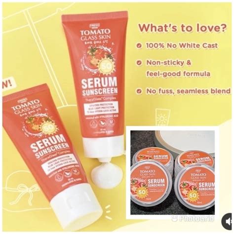 Fresh Skinlab Tomato Glass Skin Serum Sunscreen 10ml Lazada Ph