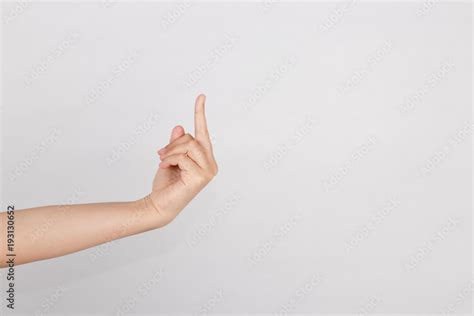 Right Hand Show Middle Finger Hand Sign For Bad Angry Moody Irritated Unlike Fuck You
