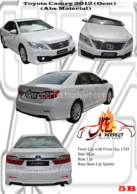 Toyota Camry 2005 Malaysia Body Kit