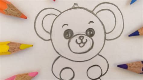 How To Draw A Cute Teddy Bear How To Draw Teddy Bear 🧸 Teddy Bear Drawing Youtube