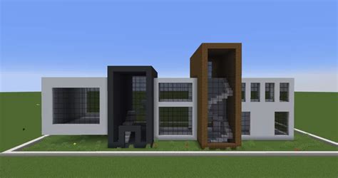 Futuristic / Modern House #3 Schematic Minecraft Map