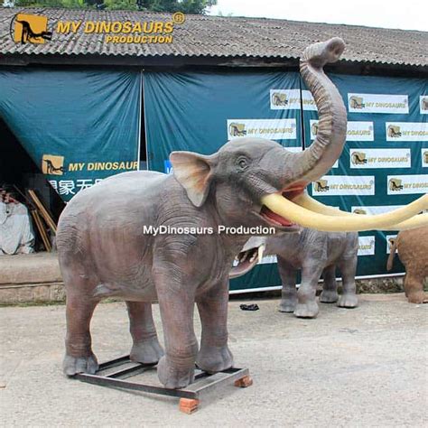 Educational Life Size Animatronic Stegodon for Sale