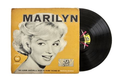 MARILYN MONROE SOME LIKE IT HOT AND MARILYN PERSONALLY OWNED RECORD ALUMS