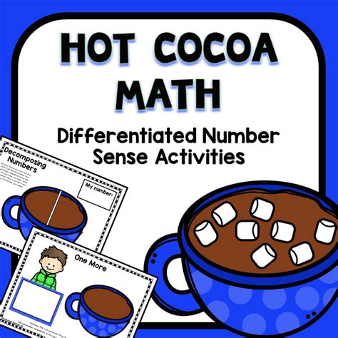 Hot Cocoa Number Sense Activities Preschool Teacher