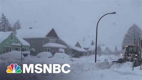 Historic Storm Drops Over Six Feet Of Snow In Upstate New York Youtube