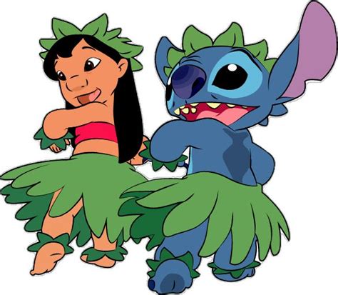 Lilo & Stitch Hula Dance Sticker | Lilo and stitch, Stitch drawing ...