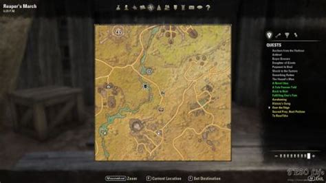 ESO Reaper's March Skyshards Location Map - ESO Life