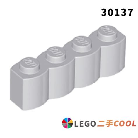 【coolpon】正版樂高 Lego【二手】 變形磚 1x4 Log Profile 30137 波浪磚 多色 蝦皮購物