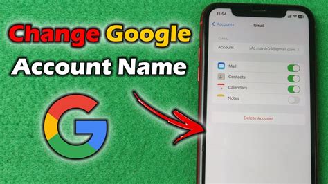 How To Change Google Account Name Full Guide Youtube