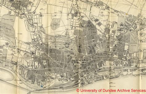 1908 Section from Map of Dundee from 1908 Dundee Directory University ...