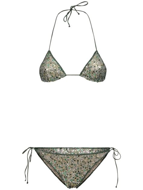 Embellished Triangle Bikini Os Ree Swimwear Women Luisaviaroma