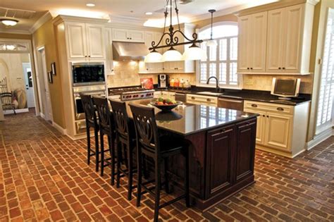 25 Brick Floor Kitchen Ideas 30 Brick Floor Kitchen Kitchen