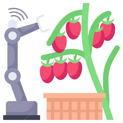 Premium Vector An Automated Fruit Harvesting Robot By Using Deep