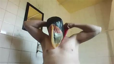 Double Latex Mask Breath Play Gay BDSM Porn E4 XHamster