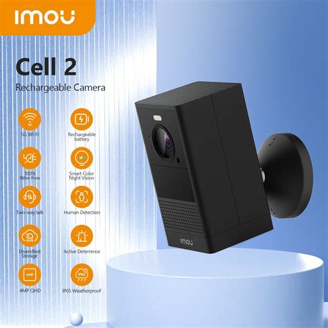 Imou Cell Mp Ai Human Detection Wireless Camera Dual Band Wifi