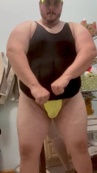 Captivating Moment From Big Ole Big Belly Burly Chub Flexes Busts Out A Fat Boy Load Gay Porn