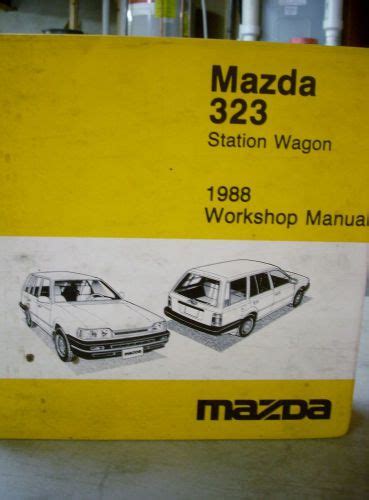 Purchase 1988 88 Mazda 323 Station Wagon Workshop Shop Service Repair