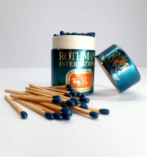 Rothmans Vintage International Blue Tip Matches