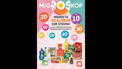 Migros Ne Al Rsan Ok Uyguna Kampanyalar Ocak Youtube