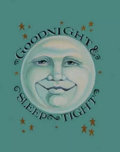 Good Night Sleep Tight Good Night Moon Night Stars Night