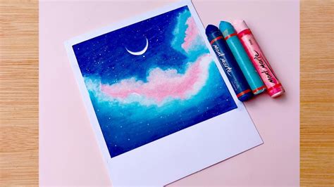 C Mo Pintar Las Nubes Del Cielo Nocturno T Cnicas De Pastel Al Leo