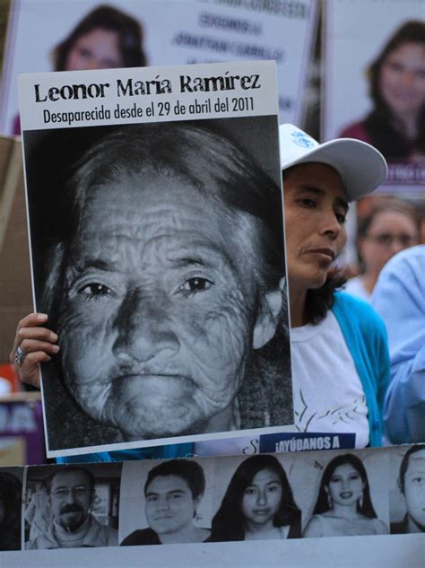 A través de la fotografía de una persona desaparecida INREDH