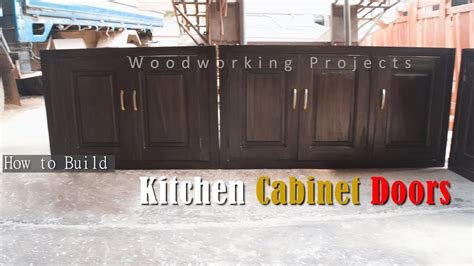 How To Build A Solid Kitchen Cabinet Doors Amazing Carpenter Woodworking Skills Youtube