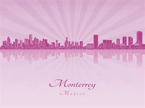 Monterrey skyline Vector Art Stock Images | Depositphotos