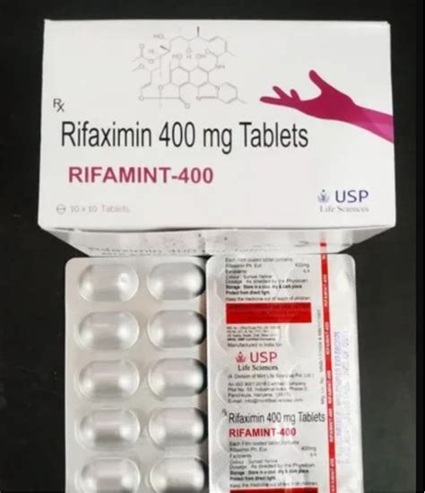 Rifaximin 400 Mg Tablets At Rs 630 Box Rifaximin Tablets In Panchkula